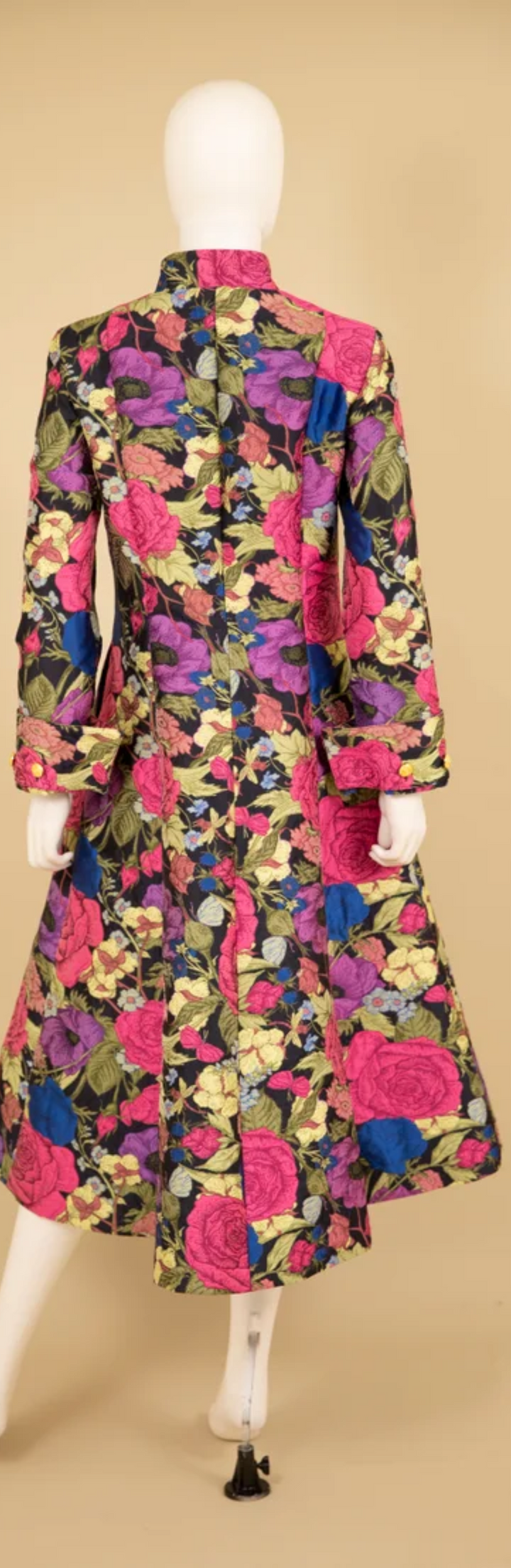 Samuel Dong's Floral Brocade Coat Dress