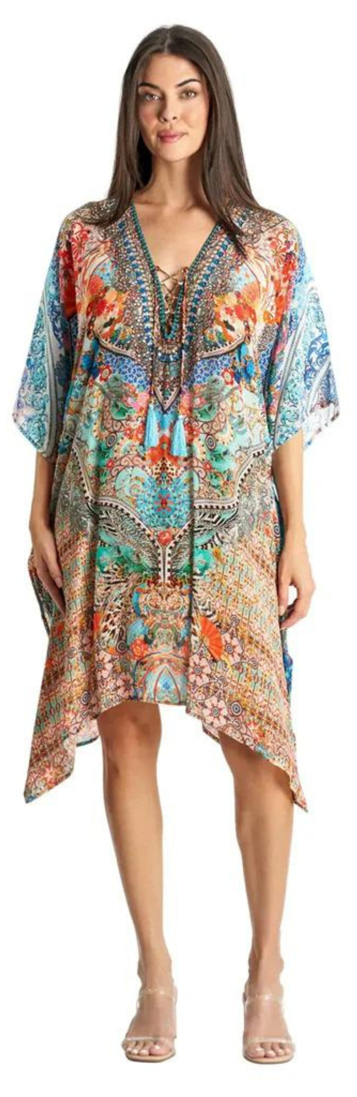 Tropical Tribal Tease Kaftan