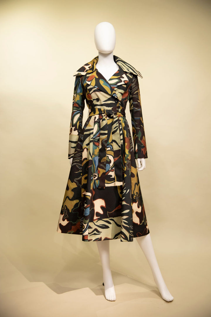 Samuel Dong's Floral Printed Trench